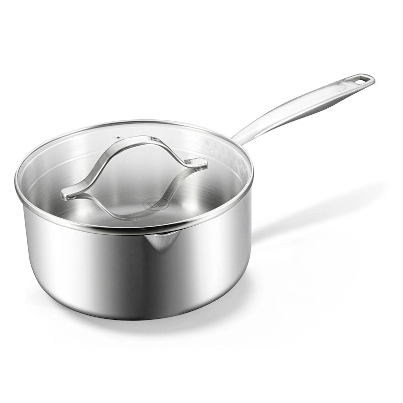 BE Living Lončić s drškom i poklopcem Stainless Steel 20 cm nehrđajući čelik
