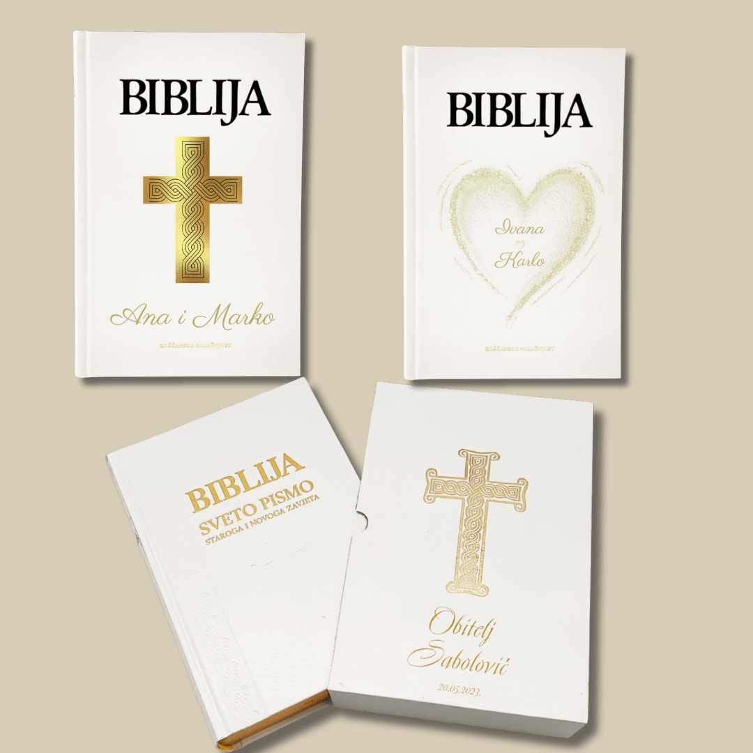 Personalizirana Biblija - Savršen poklon za vjenčanje ili useljenje u novi dom