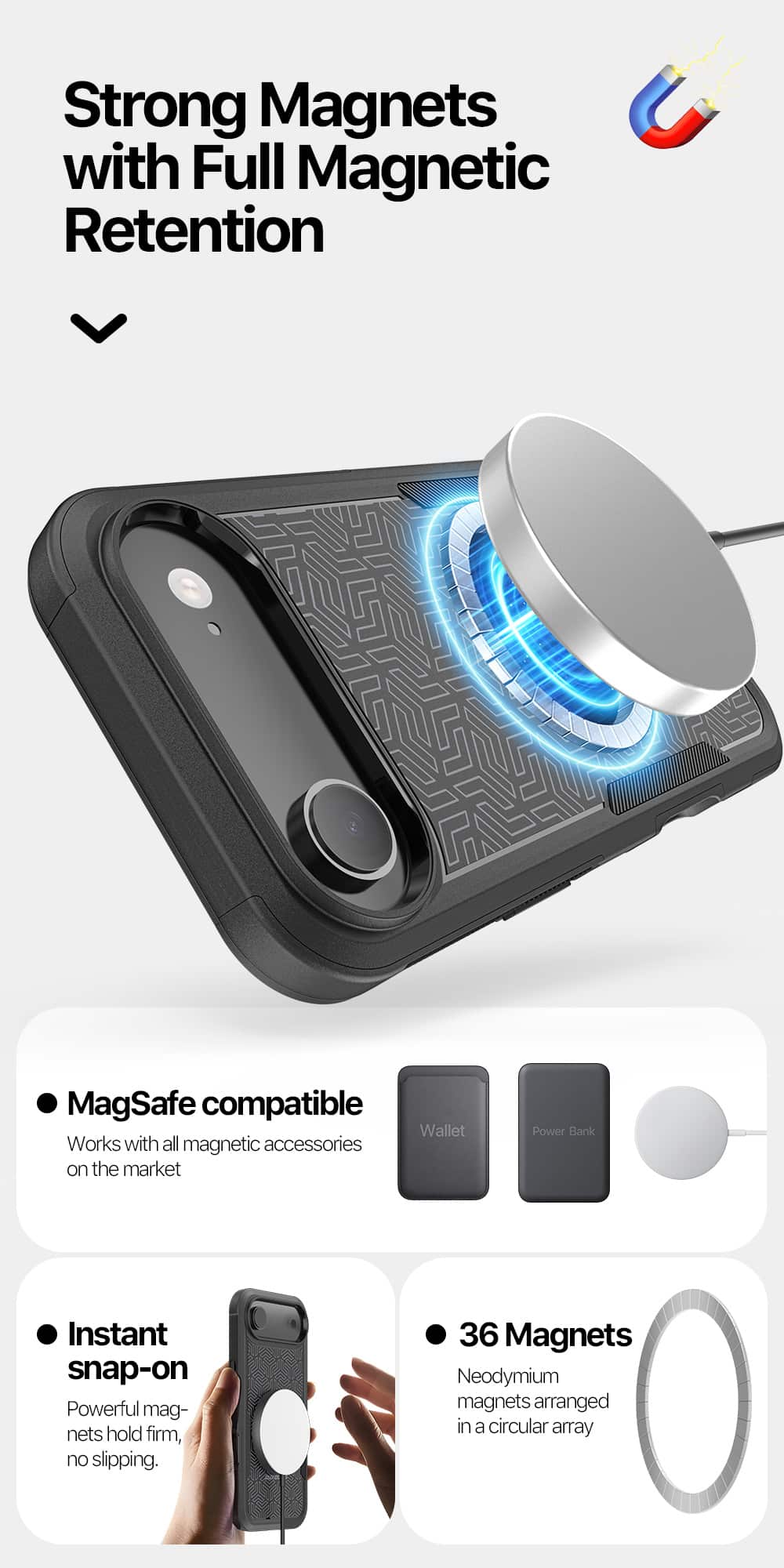 DUX DUCIS SHLD MagSafe maskica za iPhone 17 Air - triangle