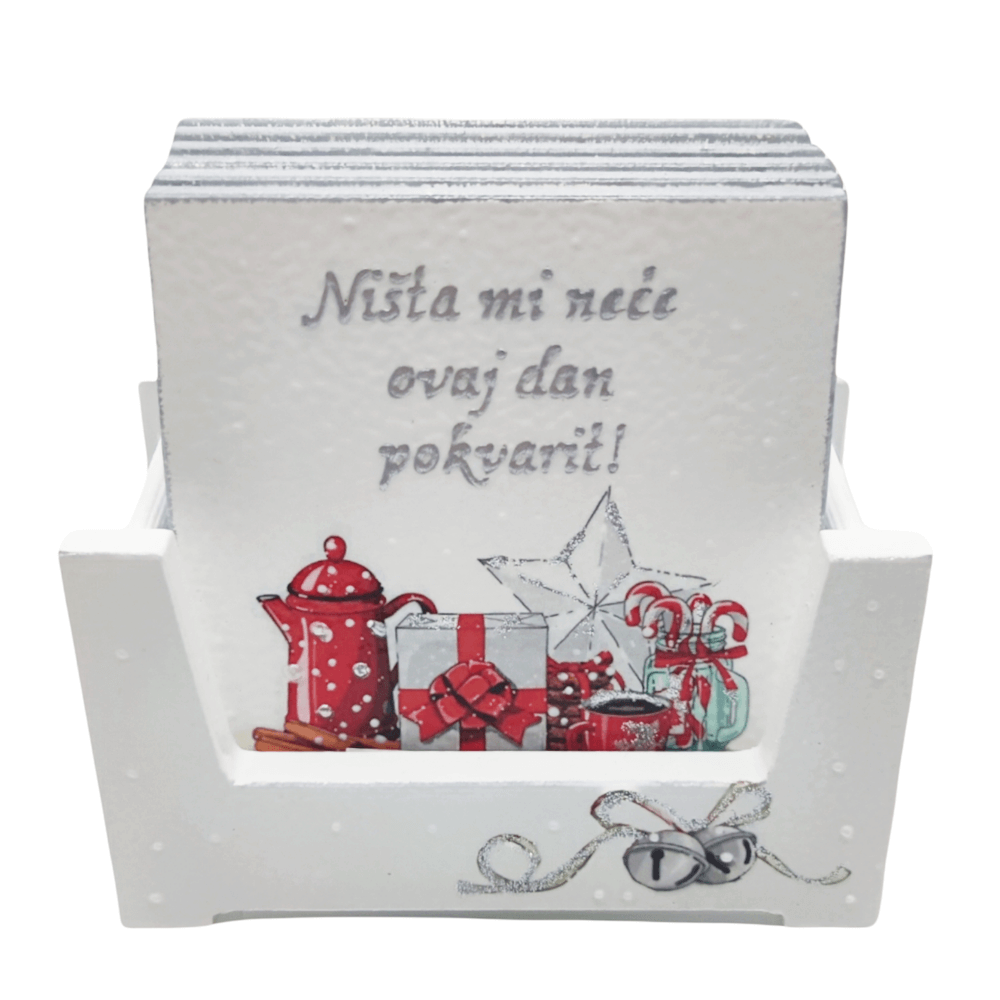 🎄 Karácsonyi poháralátétek inspiráló üzenetekkel🎄
