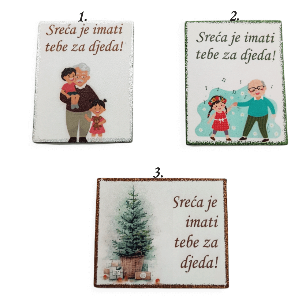 Szerencse, hogy téged nagypapának hívnak Š1241 Magnet