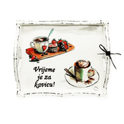 Itt az idő a kávéra!  Tálca Š16028
