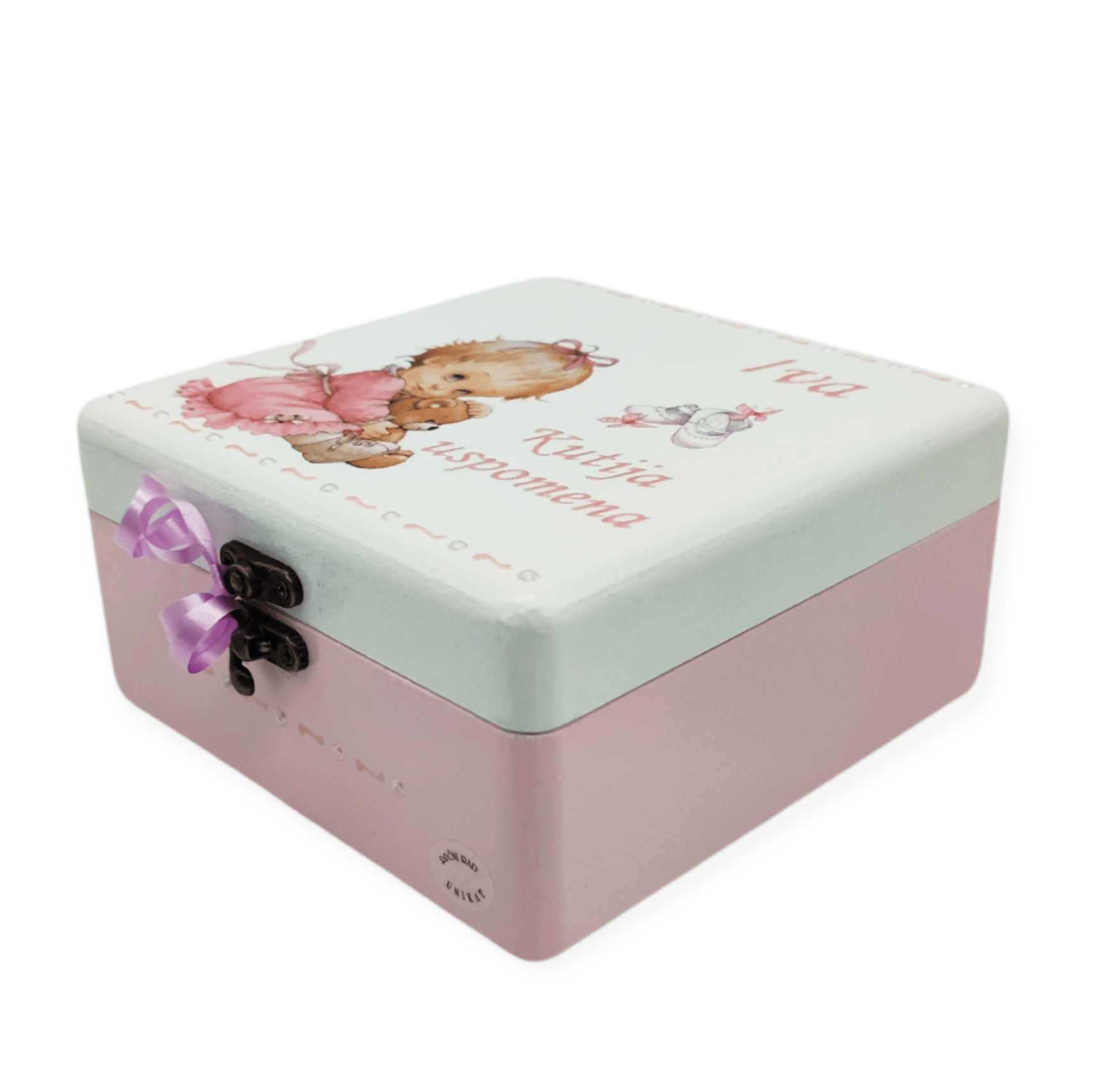 🎁 Személyre szabott Emlékdoboz – Tökéletes Ajándék Keresztelőre, Születésre vagy Első Születésnapra Š165131