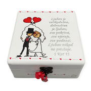 Ajándék esküvőre, évfordulóra!  Emlékdoboz    Š165156