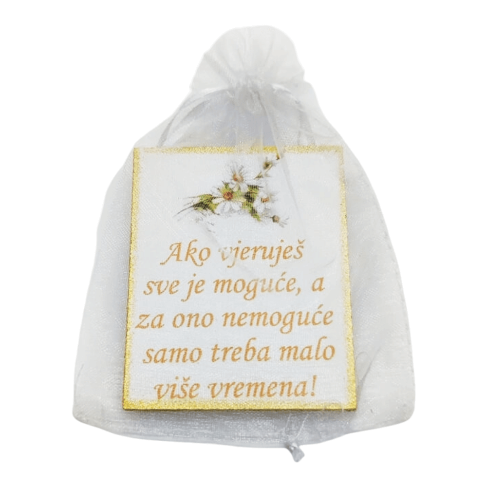 Élj, imádkozz, szeress  Š12442 Hűtőmágnes