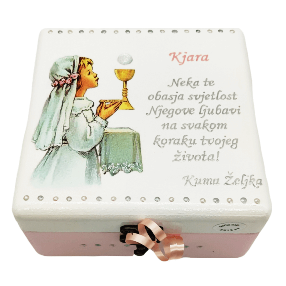 Kutija uspomena, poklon za Prvu Sv. Pričest  Š165158 (Kopiraj)