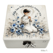 Personalizirane unikatne Kutije uspomena za Prvu Pričest - 7. 16x16x10cm - 165210