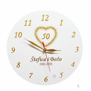 Personalizirani sat za 50. godišnjicu braka  – poklon za zlatni pir - 1. 1717
