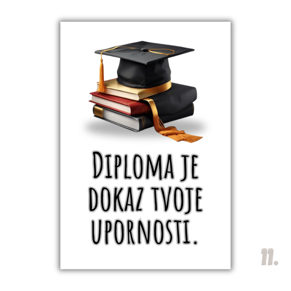 Magneti - poklon za diplomu  – Motivacijski poklon za svaki uspješan trenutak! (Kopiraj)