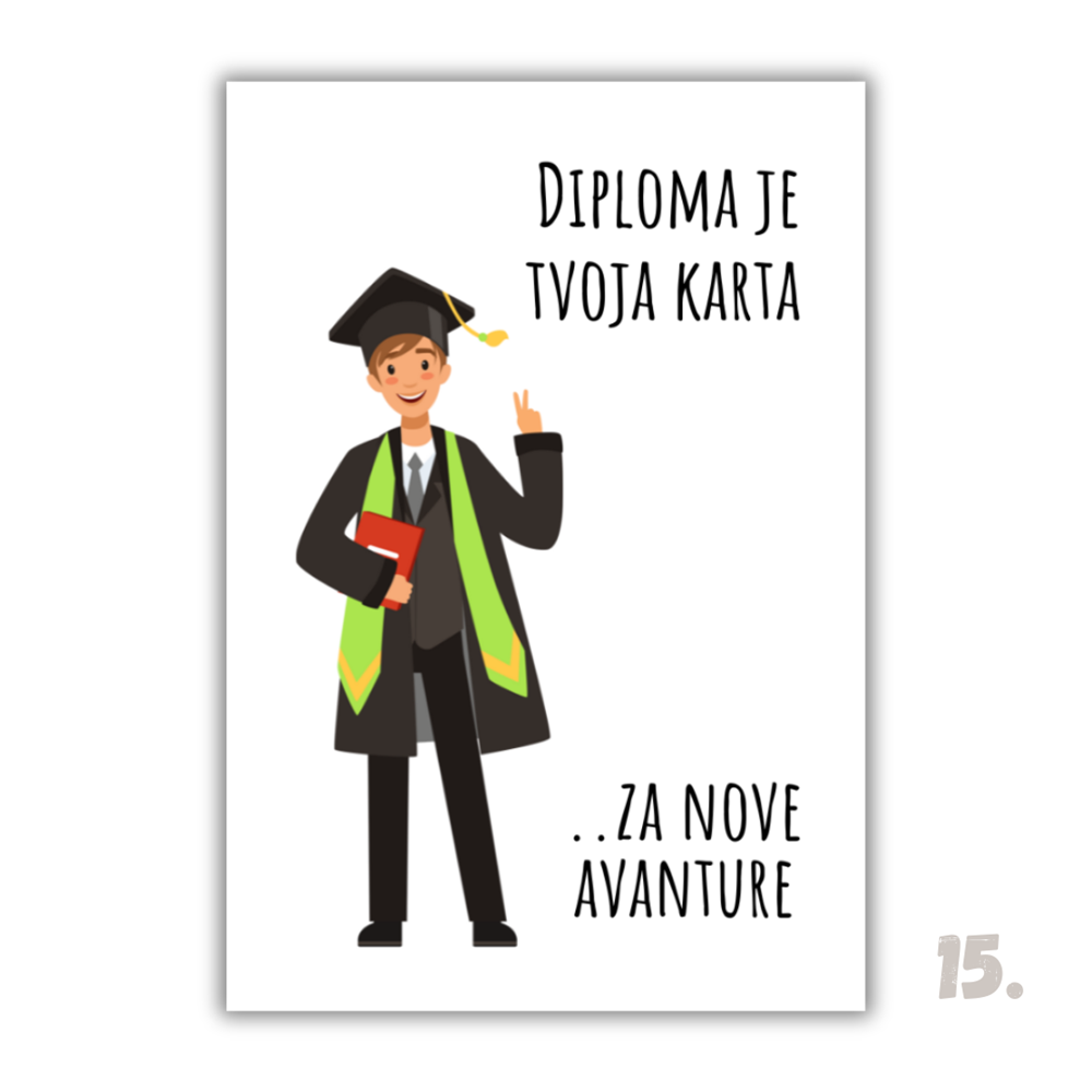 Magneti - poklon za diplomu  – Motivacijski poklon za svaki uspješan trenutak! (Kopiraj)