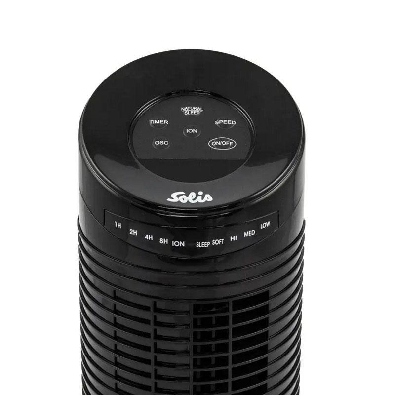 Solis Tower Black ventilator