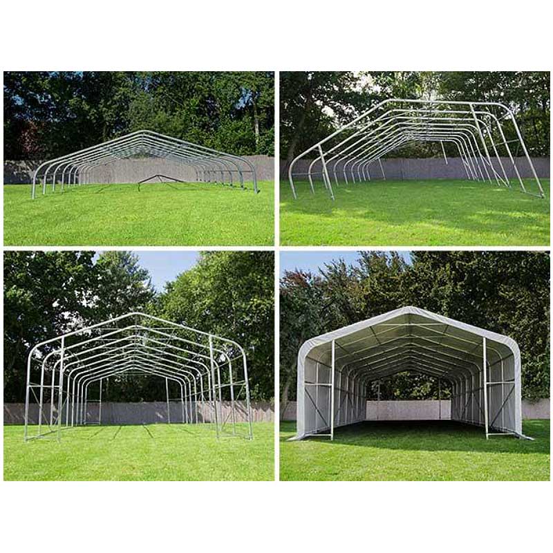 Skladišni šator Wikinger 8x12x3 m PVC 550 g
