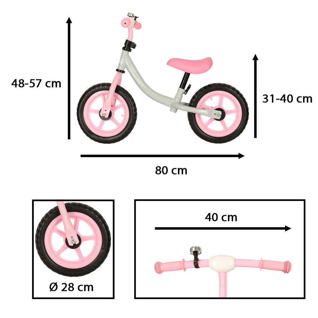 Bicikl bez pedala FIX Balance - rozi