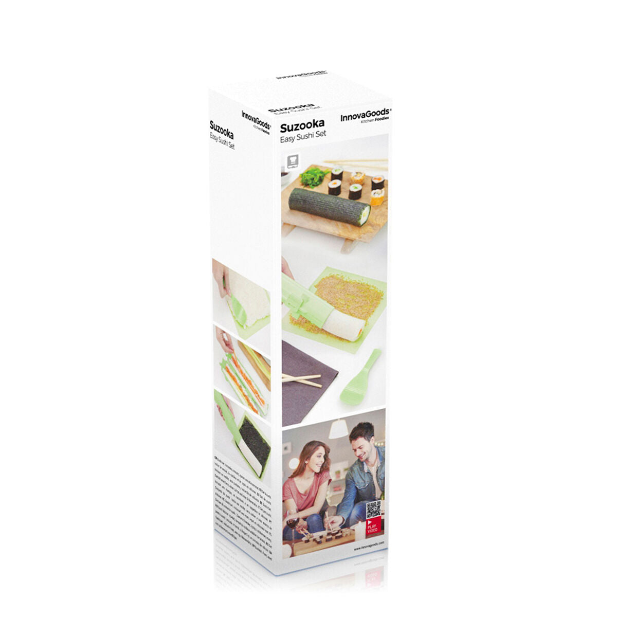 Set za sushi s receptima Suzooka InnovaGoods 3 Dijelovi