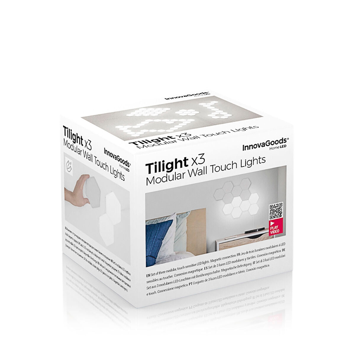 Set modularnih magnetskih i dodirnih LED ploča Tilight InnovaGoods (3 Kom.)
