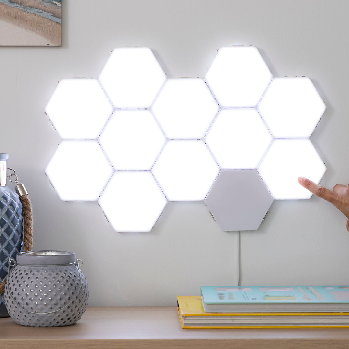 Set modularnih magnetskih i dodirnih LED ploča Tilight InnovaGoods (3 Kom.)