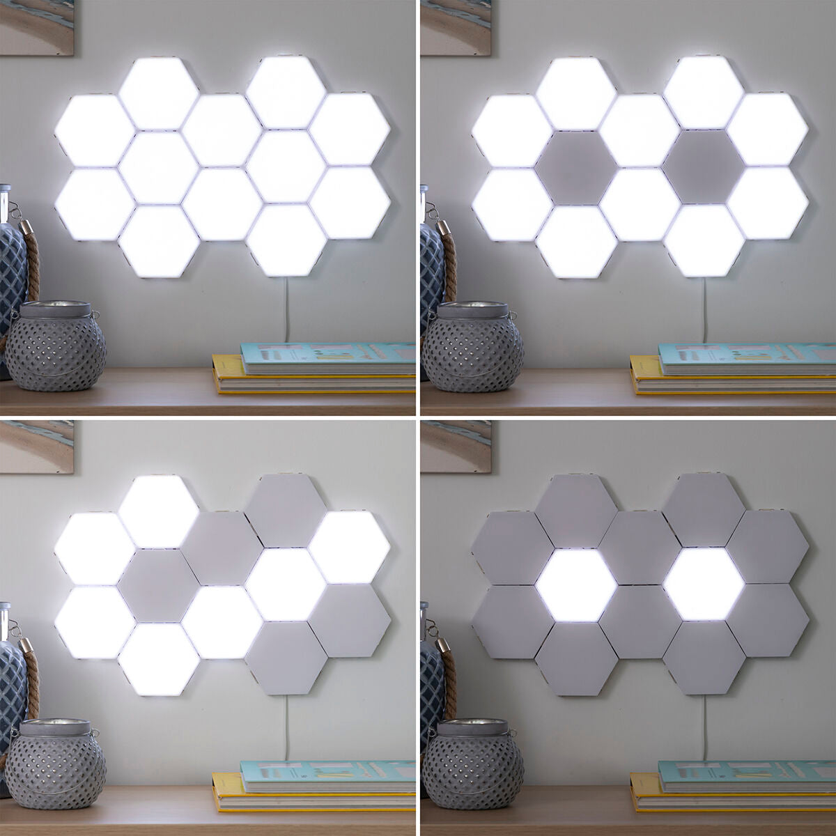 Set modularnih magnetskih i dodirnih LED ploča Tilight InnovaGoods (3 Kom.)