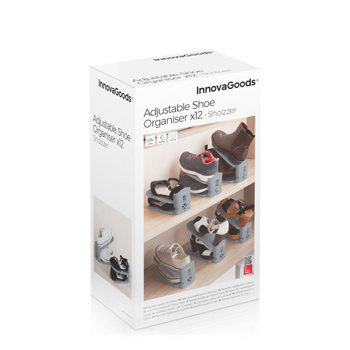 Podesivi organizator za cipele Sholzzer InnovaGoods 6 kom.