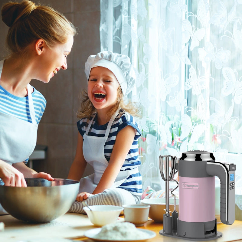 Westinghouse Retro Pink hand mixer