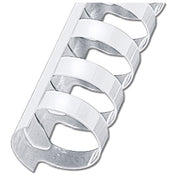 SPIRALA PLASTIČNA FI-32MM OVAL PK50 FORNAX BIJELA