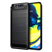 Futrola Carbon Shield TPU za Samsung Galaxy A80/Galaxy A90 - Crna KP19356