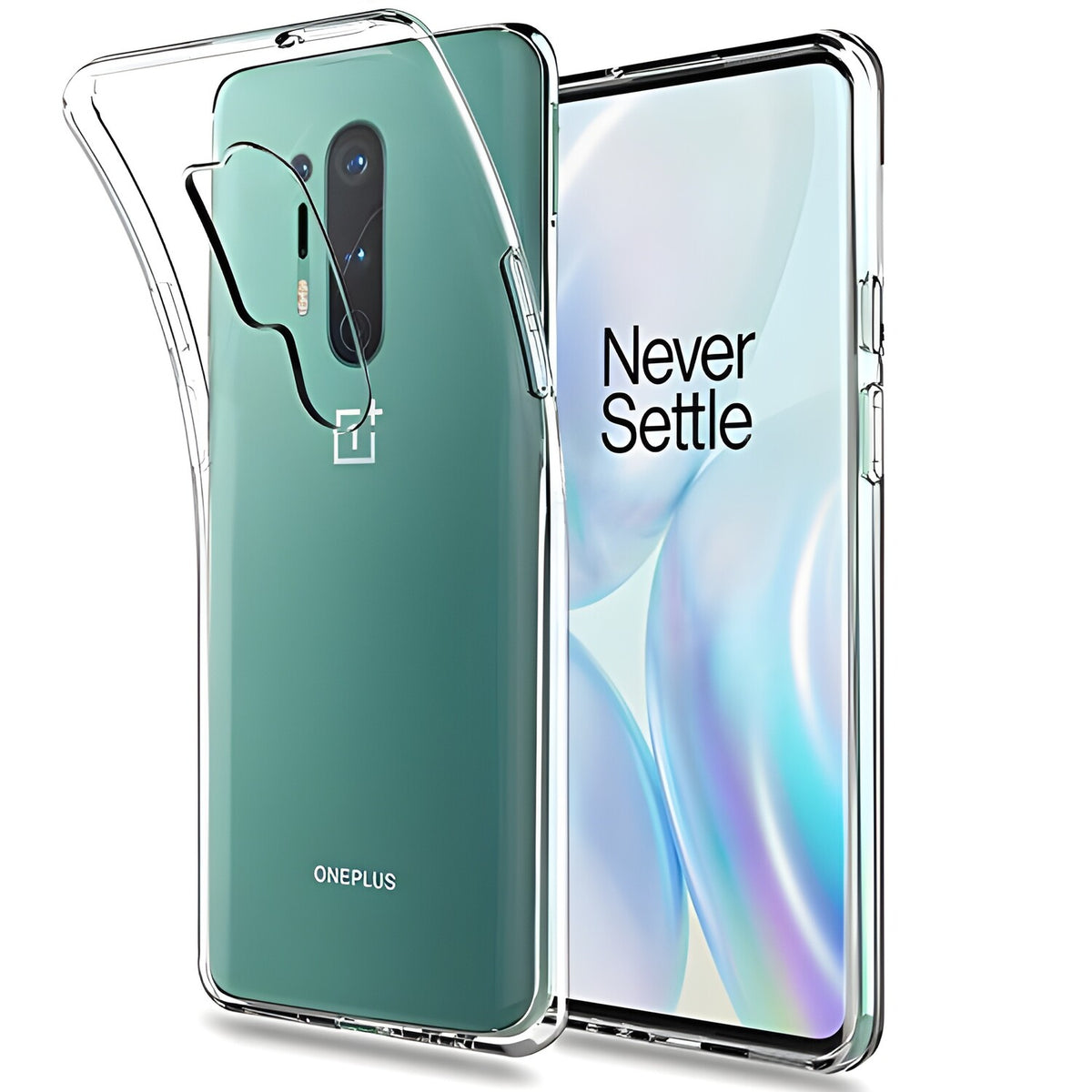 Prozirna zaštitna futrola za OnePlus 8 Pro - Prozirna KP9304