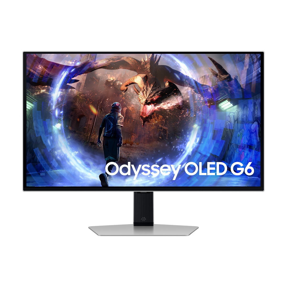 Samsung G60SD računalni monitor 68,6 cm (27") 2560 x 1440 pikseli Quad HD OLED Srebro