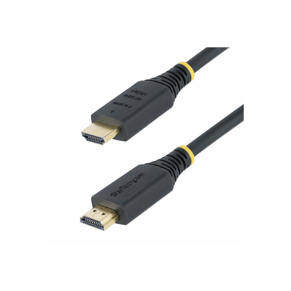 StarTech.com HDMI2-CABLE-4K60-50C HDMI kabel 0,5 m HDMI Tip A (Standard) Crno
