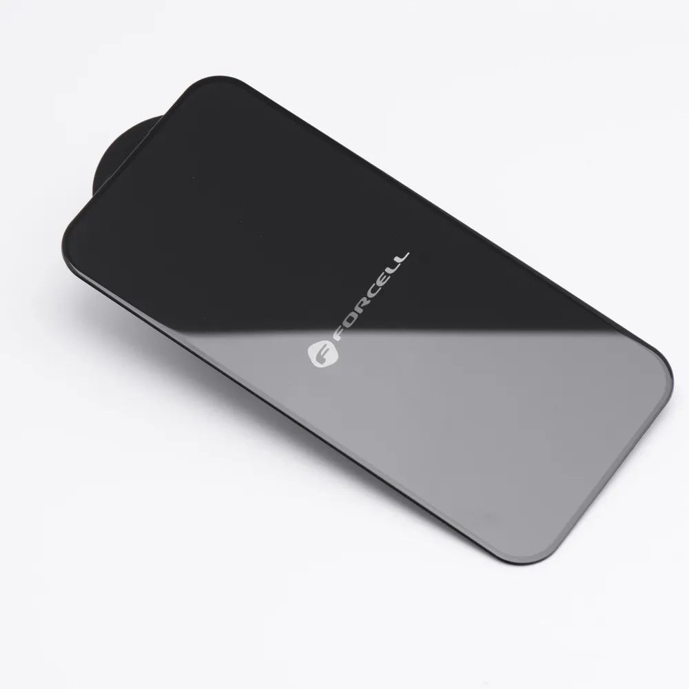 Kaljeno staklo Forcell Ultra Clear Glass za iPhone 16 - crno