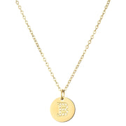 Ogrlica Abeceda - B / Zlatna KP21208