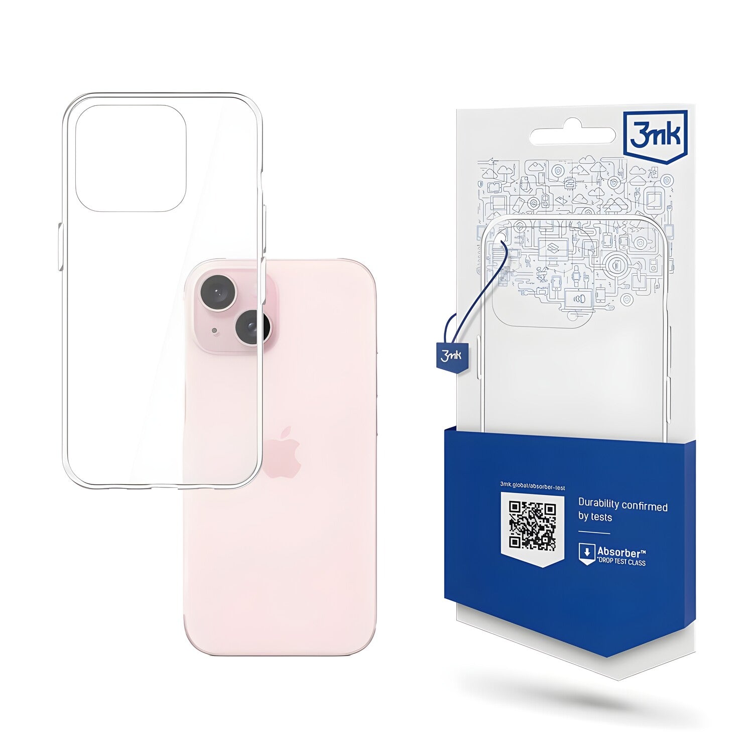 3mk Armor Case futrola za Apple iPhone 15 - Prozirna KP28605