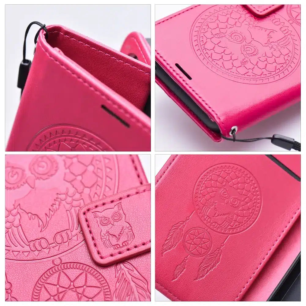 MEZZO Book case preklopna torbica za iPhone 16 dream catcher magenta