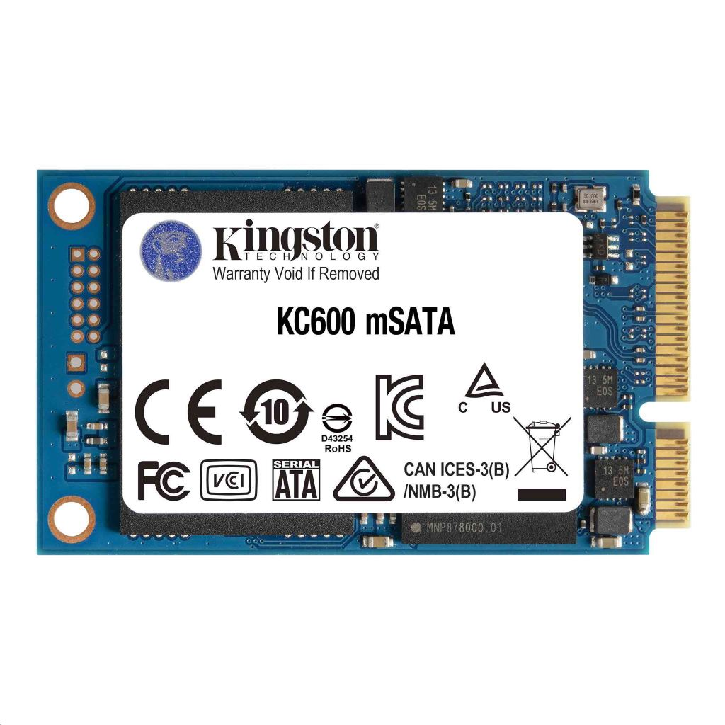 Kingston Technology KC600 mSATA 1,02 TB Serijski ATA III 3D TLC