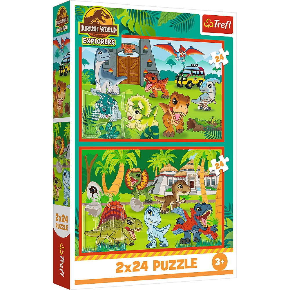 Trefl 34437 puzzle Slagalica 24 kom Dinosauri