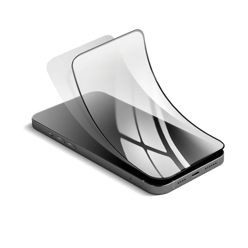 Forcell Flexible 5D – hibridno staklo za iPhone 15 Pro Max crno