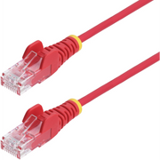 StarTech.com N6PAT250CMRDS kabel za umrežavanje Crveno 2,5 m Cat6 U/UTP (UTP)