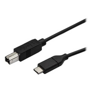 StarTech.com USB2CB50CM USB kabel 0,5 m USB 2.0 USB C USB B Crno