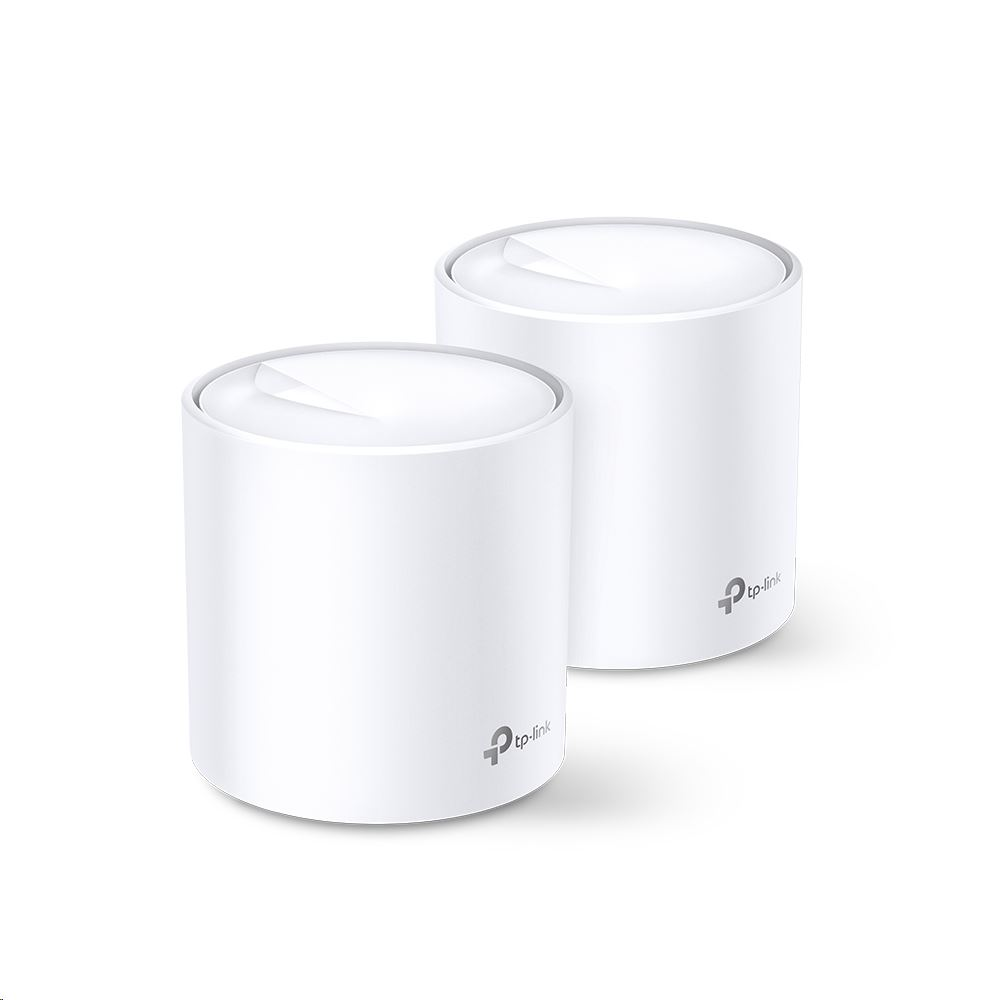 TP-Link Deco X20 (2-pack) Dvofrekvencijski (2,4 GHz / 5 GHz) Wi-Fi 5 (802.11ac) Bijelo Unutarnji