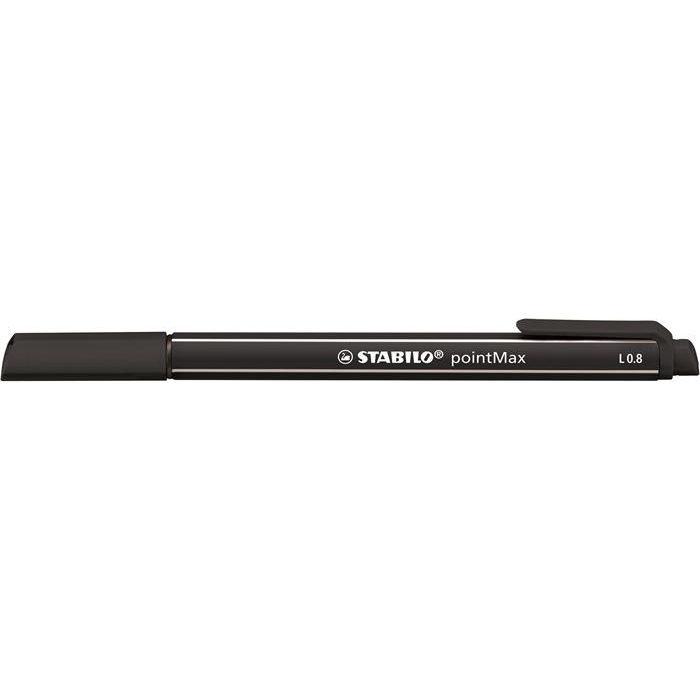 STABILO pointMax tanki flomaster Srednji Crno 1 kom