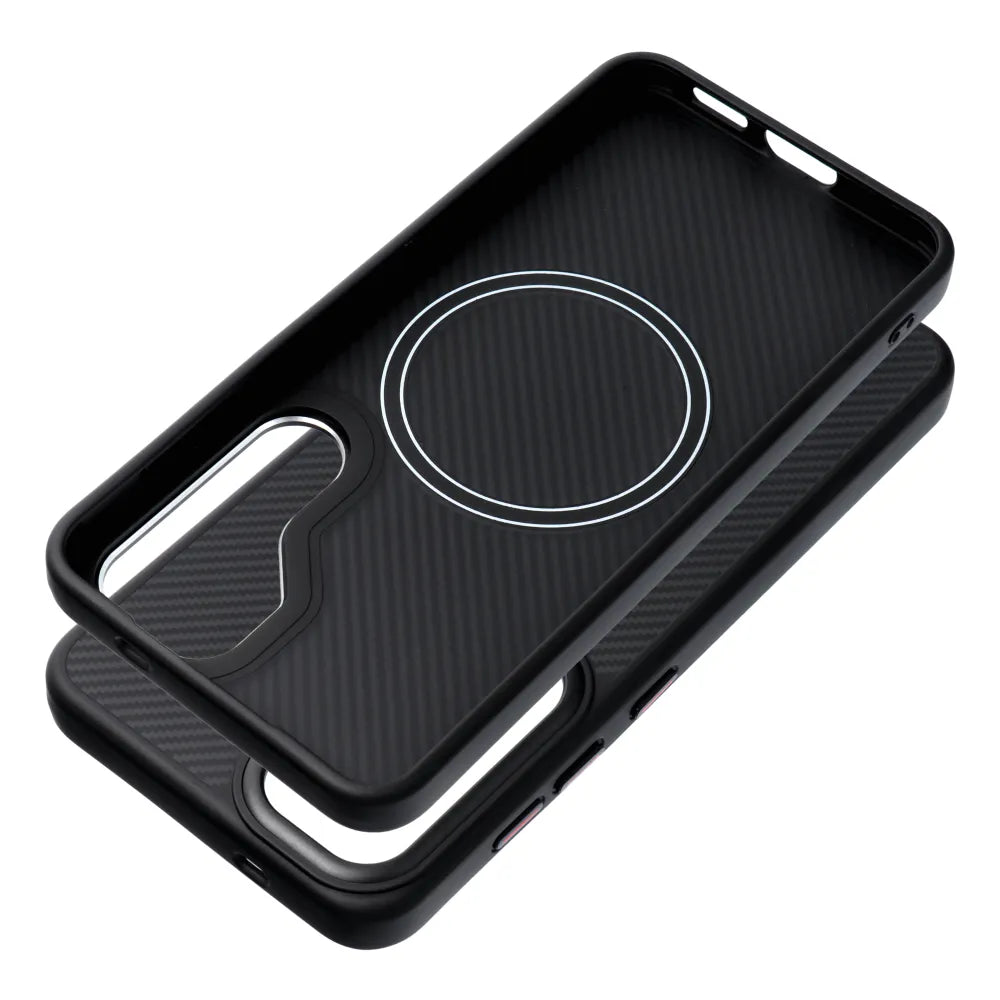 Carbon Elite Mag Cover maska kompatibilna s MagSafeom za Samsung Galaxy S25 crna