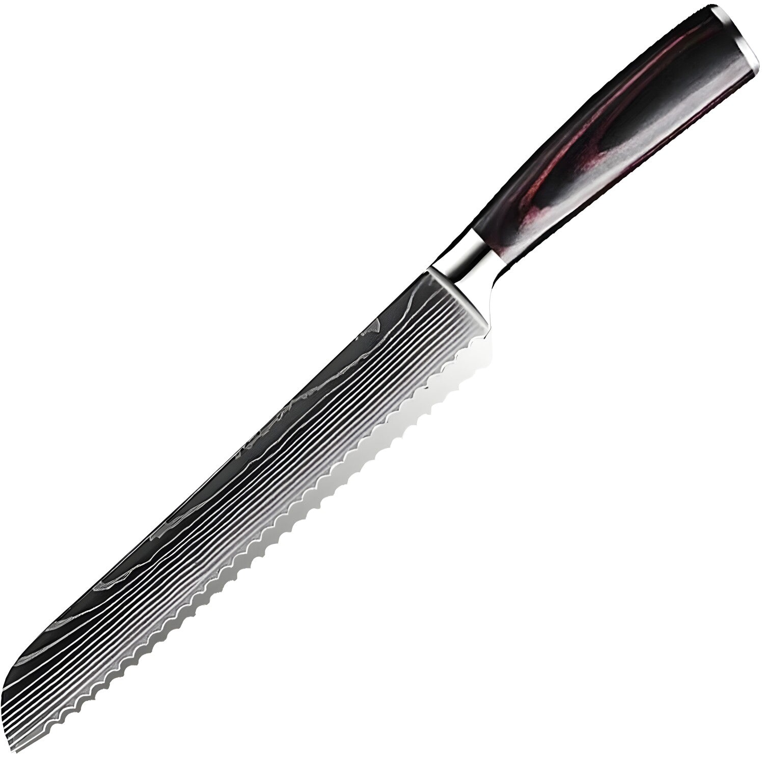 Kuhinjski nož BL-38112 - Bread / Crna / Smeđa KP38112