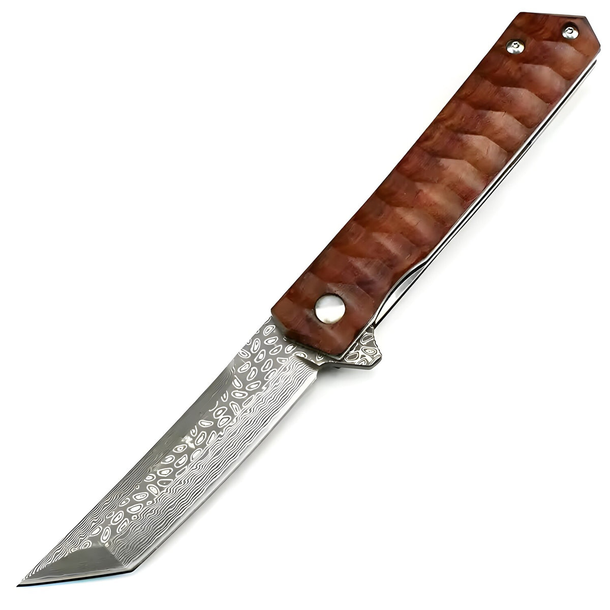 Damaški outdoor sklopivi nož BY-31671 - Smeđi KP31671