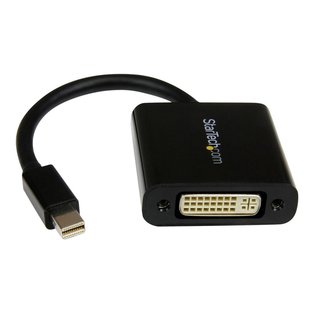 StarTech.com MDP2DVI3 prilagodnik za video kabel 0,13 m Mini DisplayPort DVI-I Crno
