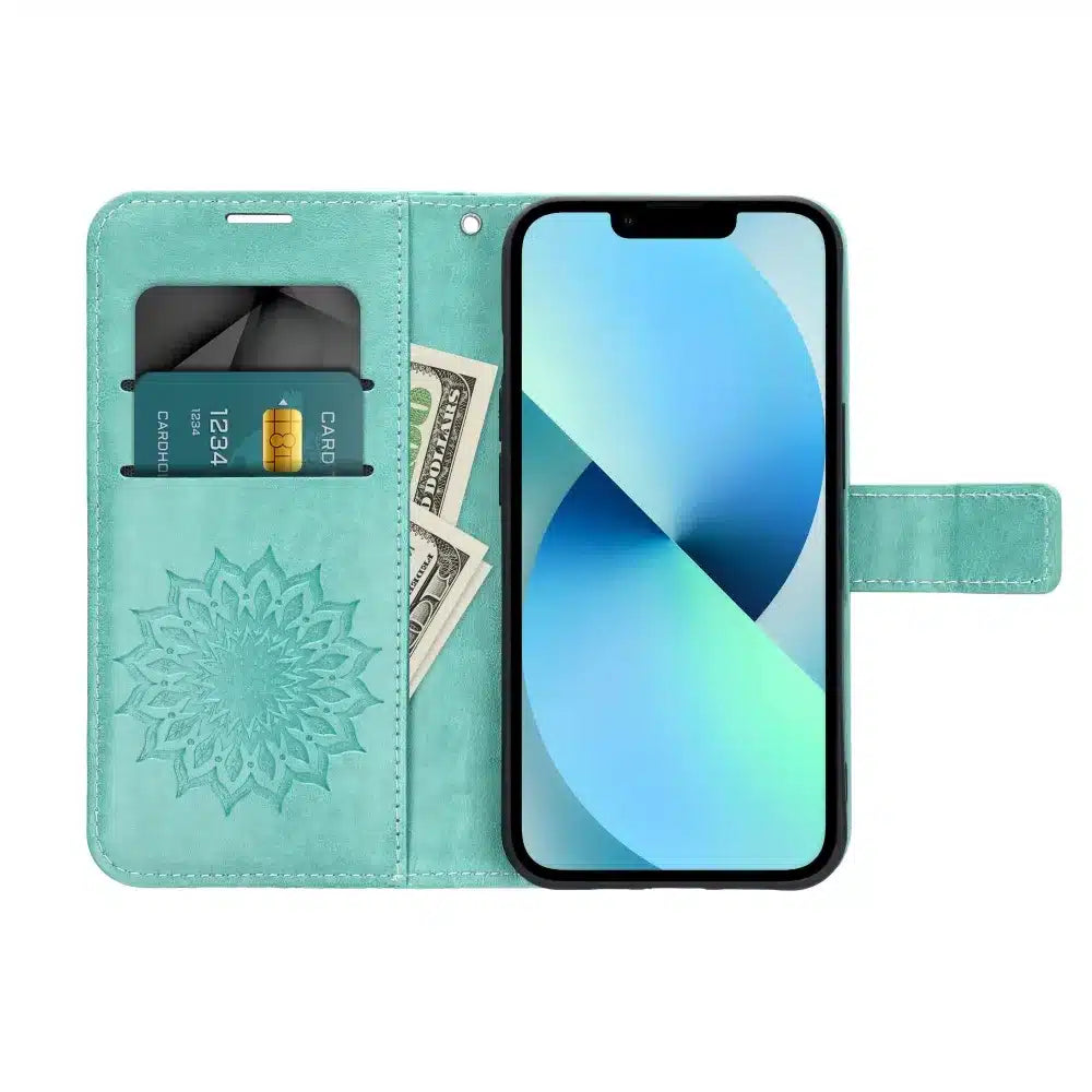 MEZZO Book case preklopna torbica za SAMSUNG GALAXY A35 5G mandala green