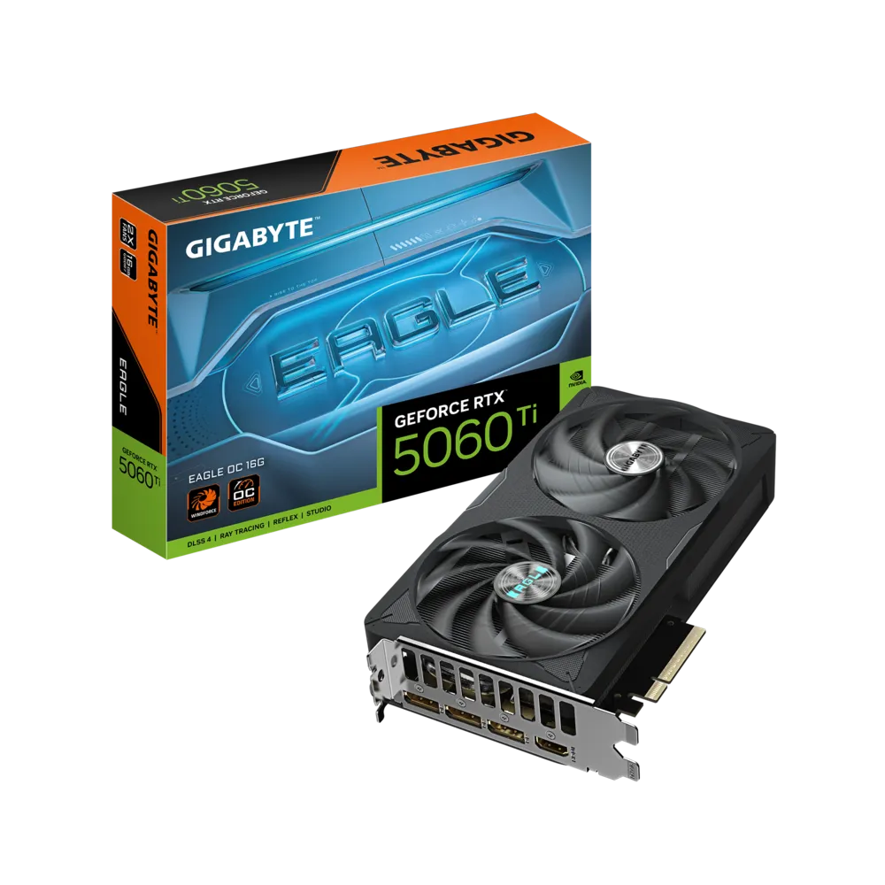 GIGABYTE GeForce RTX 5060 Ti EAGLE OC 16G NVIDIA 16 GB GDDR7