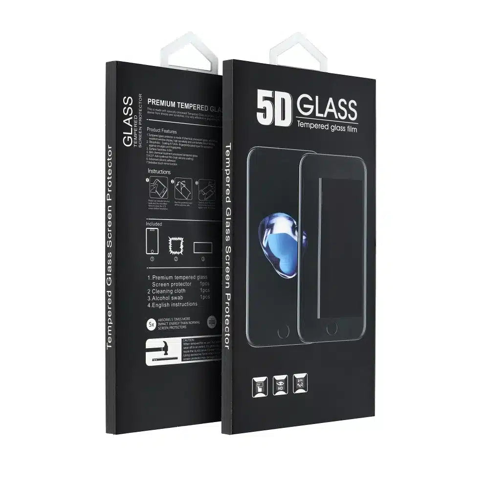 5D Full Glue kaljeno staklo za Samsung Galaxy Xiaomi Redmi Note 14 4G / Redmi Note 14 5G sa crnim okvirom