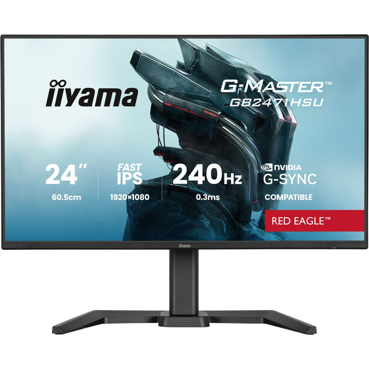iiyama G-MASTER GB2471HSU-B1 računalni monitor 60,5 cm (23.8") 1920 x 1080 pikseli Full HD Crno