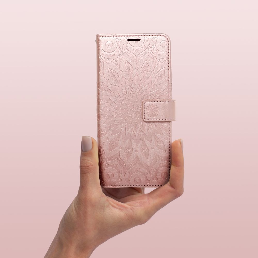 MEZZO Book case preklopna torbica za SAMSUNG GALAXY A17 mandala Gold Pink