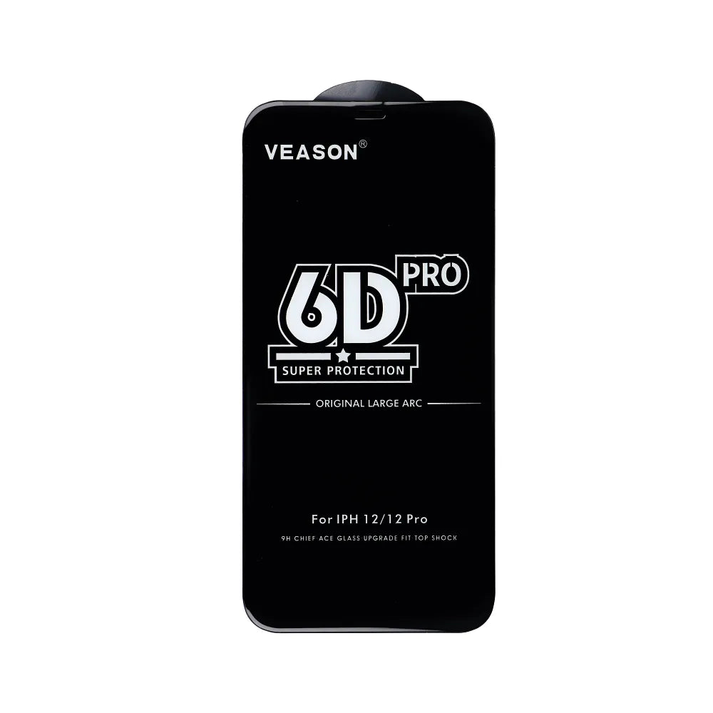6D Pro Veason Glass kaljeno staklo za iPhone XR / 11 crno