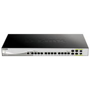 D-Link DXS-1210-16TC/E mrežni prekidač Upravljano L2 10G Ethernet (100/1000/10000) Sivo